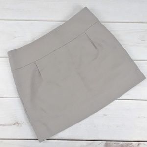 REDUCED J Crew grey textured mini skirt Sz 8.